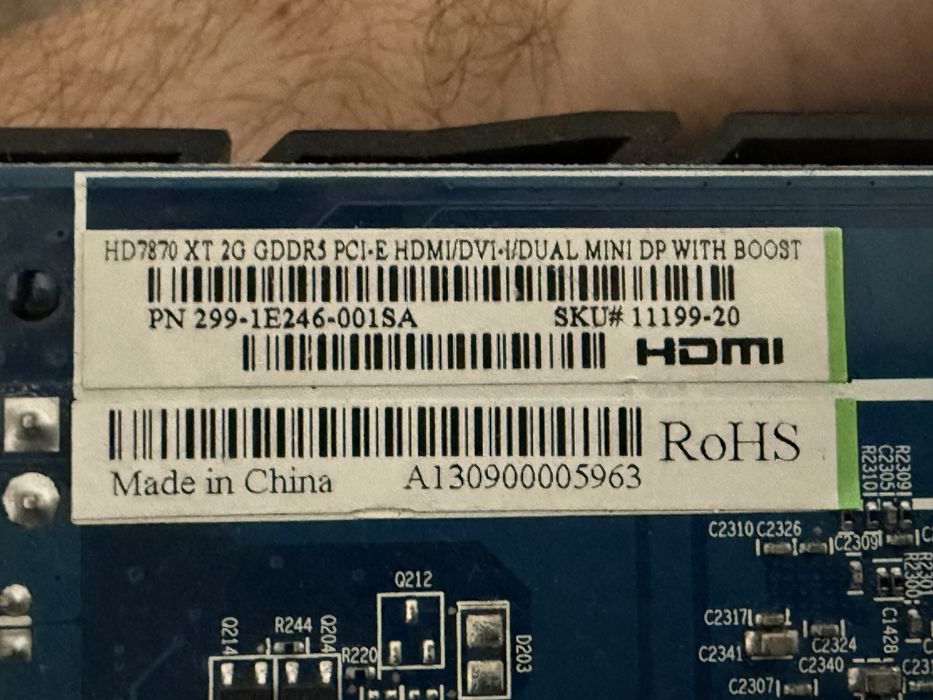 Dual-X sapphire  HD7870 karta graficzna sprawna