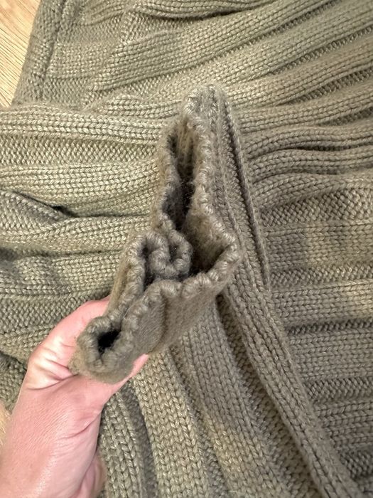 Светр теплий стиль Oversize, колір хакі, теплющий