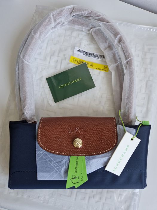 Granatowa torebka LONGCHAMP roz M