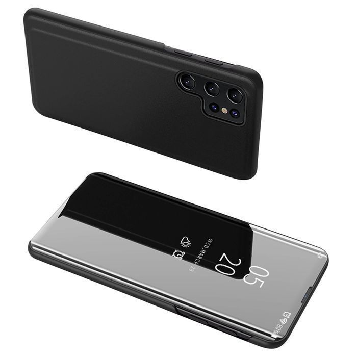 Etui Clear View Case Do Samsung S24 Ultra Z Klapką - Czarne