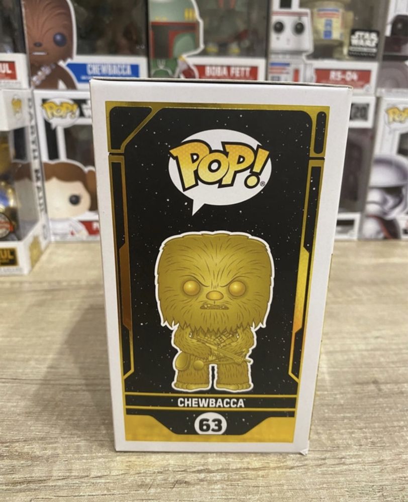 Star Wars Funko Pop 63 Chewbacca (Gold)