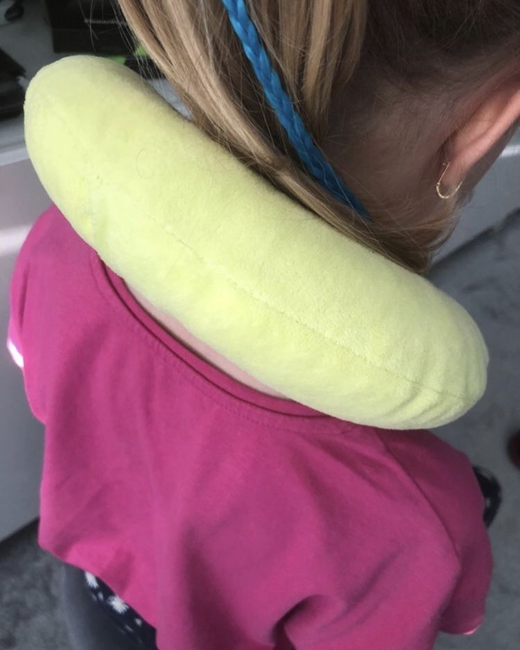 Zagłówek poduszka na szyję dla dzieci