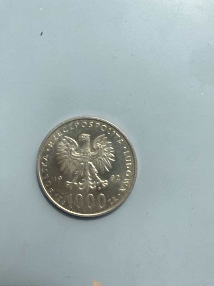 1000 złotych 1982 Jan Paweł II Srebro