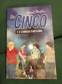 Livro "Os Cinco e o Comboio-Fantasma" de Enid Blyton