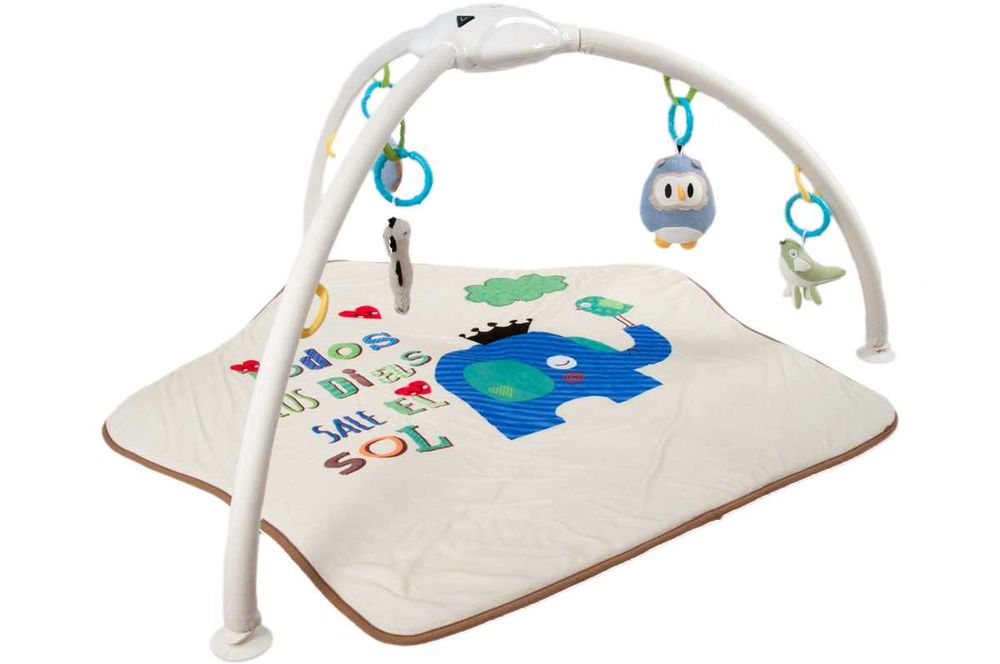 Mata edukacyjna premium kremowa biała Pluszowe zabawki 0M+