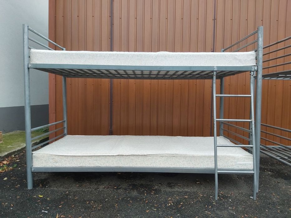 Sz-n dostawa gratis ŁÓŻKO piętrowe metalowe 90x200 materace w opcji