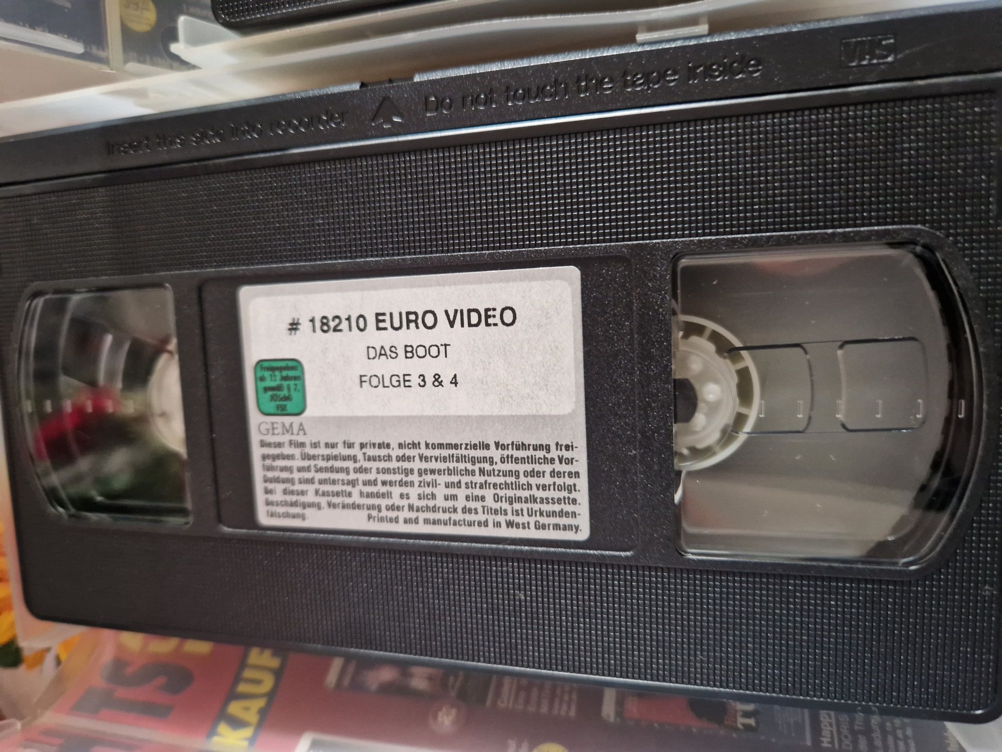 Das Boot – VHS Sammeledition – Wolfgang Petersen – 3 kasety – j. niemi