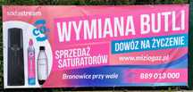 20 zł Wymiana Cylinder CO2 SODASTREAM Quick Connect różowy/ niebieski