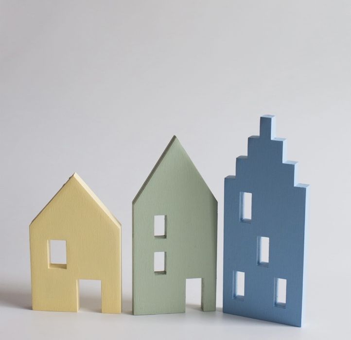 Drewniane domki WOODLAND - 3 sztuki