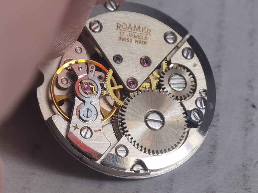Stary szwajcarski zegarek ROAMER