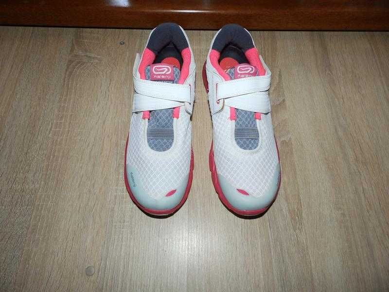 Кроссовки беговые kalenji eliofeet running shoes pink white  39.5