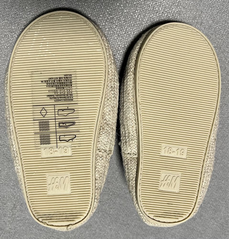 Nowe buty espadryle H&M rozmiar 18/19