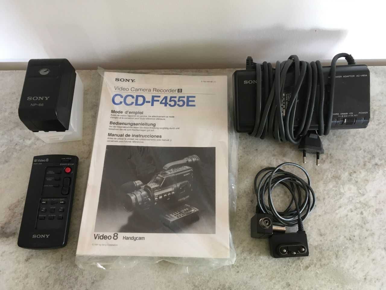 Máquina Filmar Sony CCD-F455E Handycam Video 8 LIGA MAS NÃO FUNCIONA