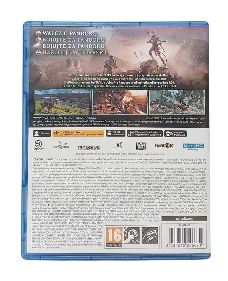 Gra Avatar Frontiers OF PANDORA PS5