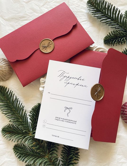 Подарункові сертифікати/Подарунковий сертифікат