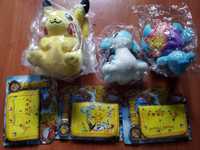 pokemon novos , carteira relógio bolas balao pikachu peluche