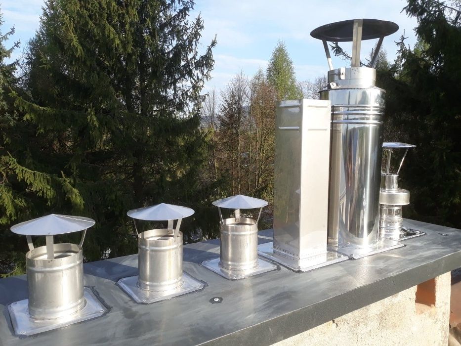 Frezowanie kominów rozwiercanie Wkłady kominowe Kominy izolowane