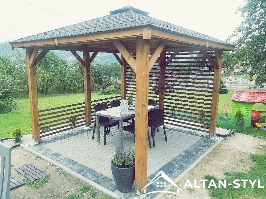 Altany, altanki, wiaty, altana ogrodowa ZOSIA 3x3m PRODUCENT