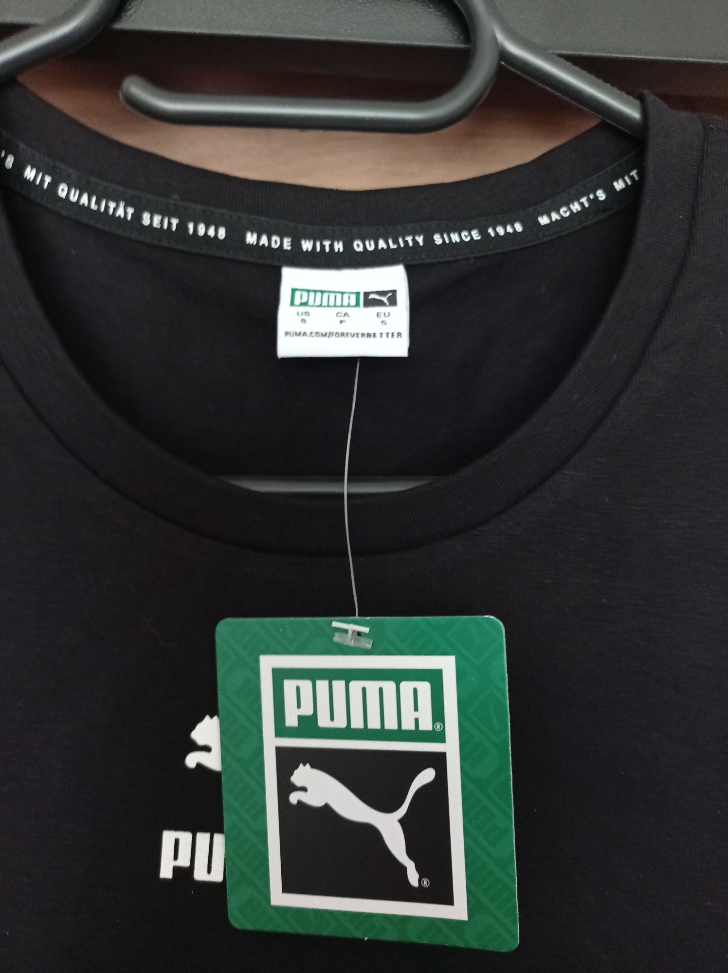 Koszulka puma czarna nowa z metką