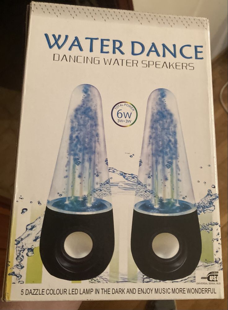 Colunas de agua dancantes