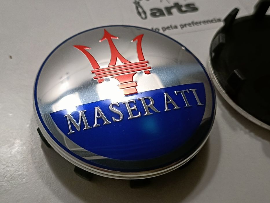 Conjunto 4 Centros de jante Maserati (Cor original)