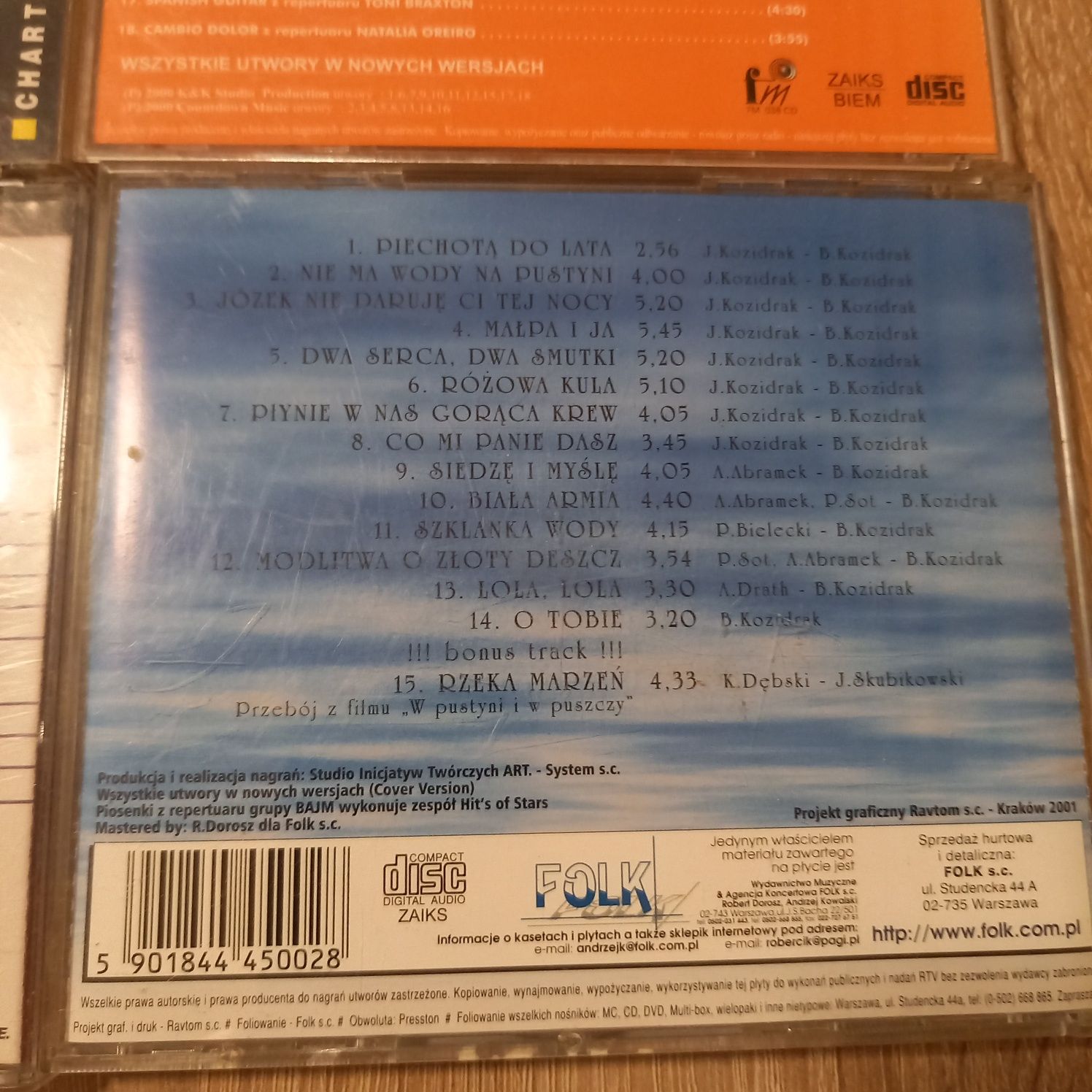 Płyty CD mix 9 sztuk