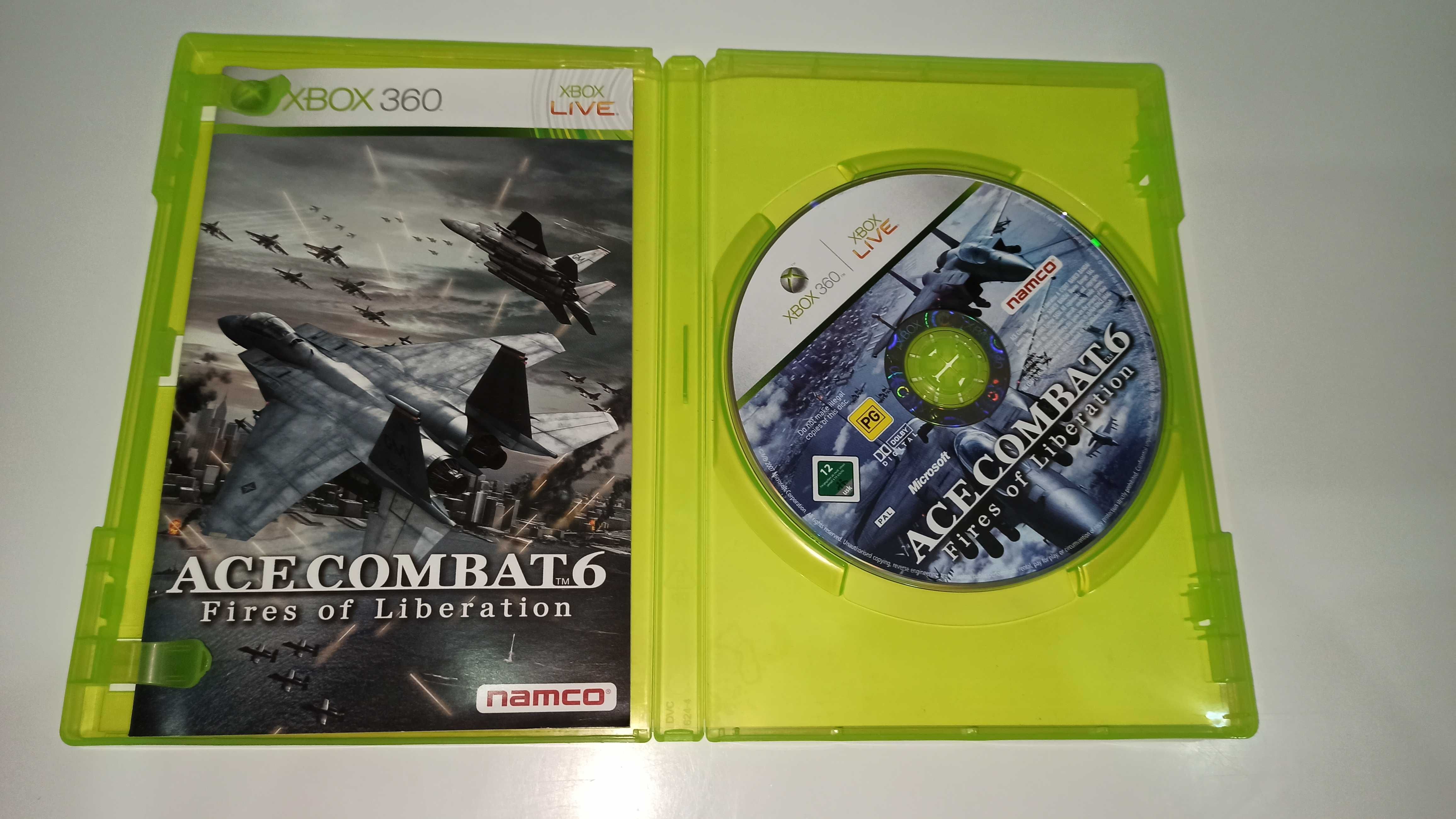 xbox 360 ACE COMBAT 6 samoloty lotnictwo działa na XBOX ONE