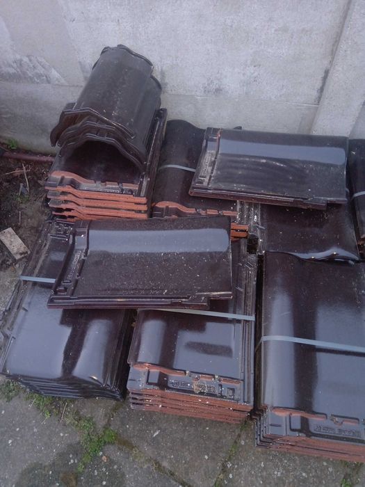 Okazja!! Dachówka ceramiczna Rubin 9V Braas 47 sztuk i 8 innych.