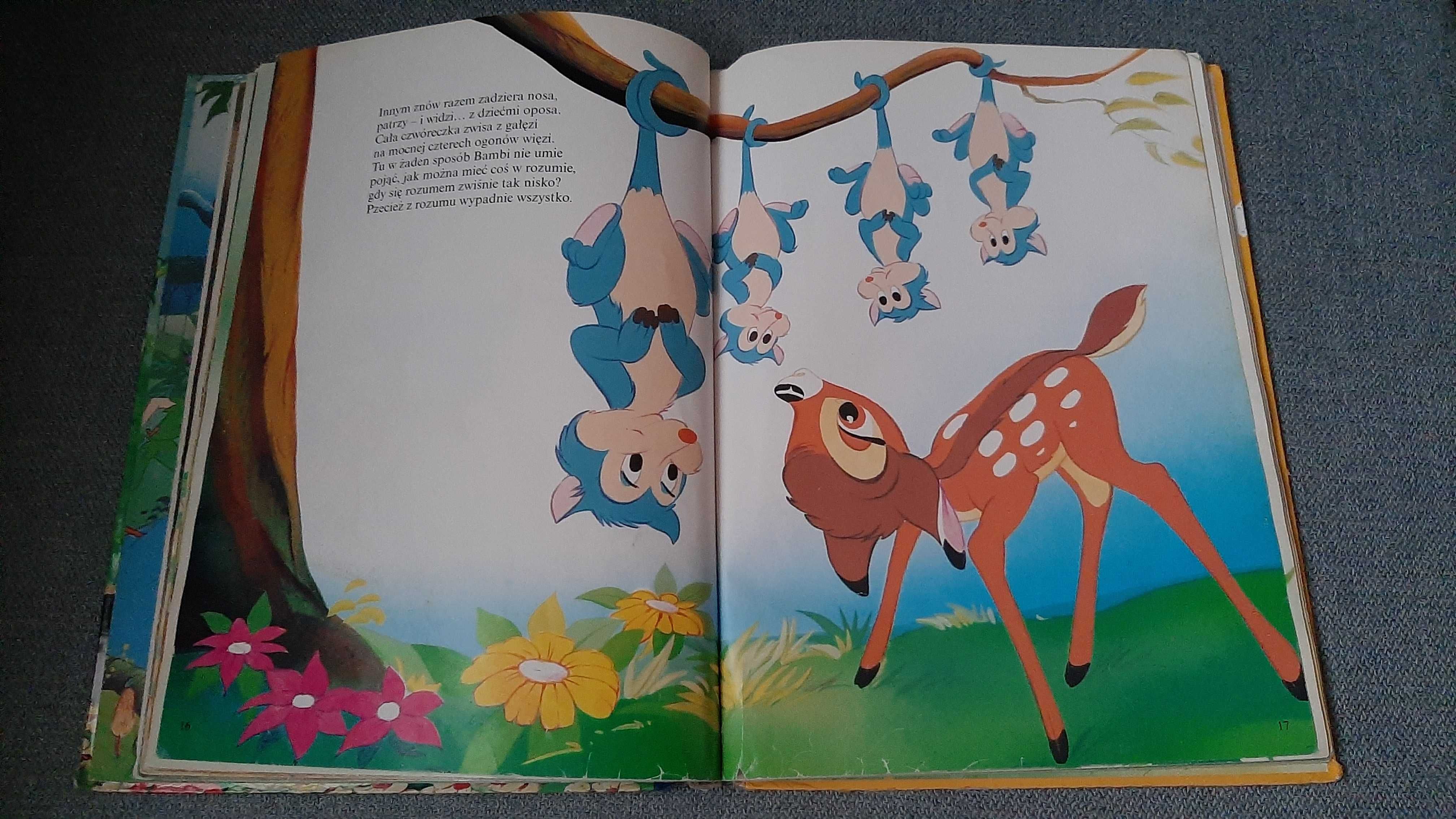 Disney Bambi i Tuptuś Format A4 EGMONT Twarda oprawa Jeremi Przybora