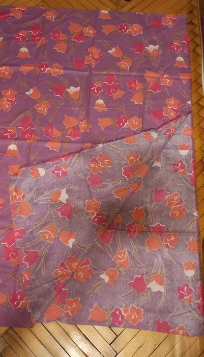 Ткань х/б слегка тянеться(новая) 5м.(ширина 80см.)