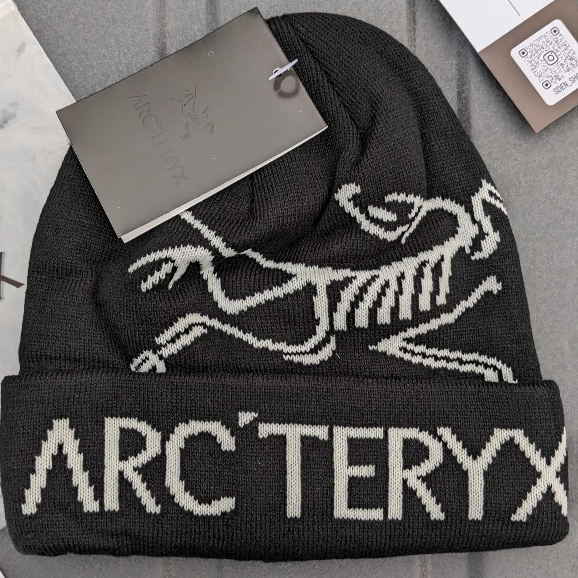 Шапка Arcteryx, чоловіча шапка артерікс, зимняя шапка артерикс, шапка