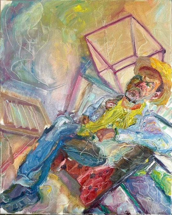 Авторська картина "У просторі себе", олія, 40x50