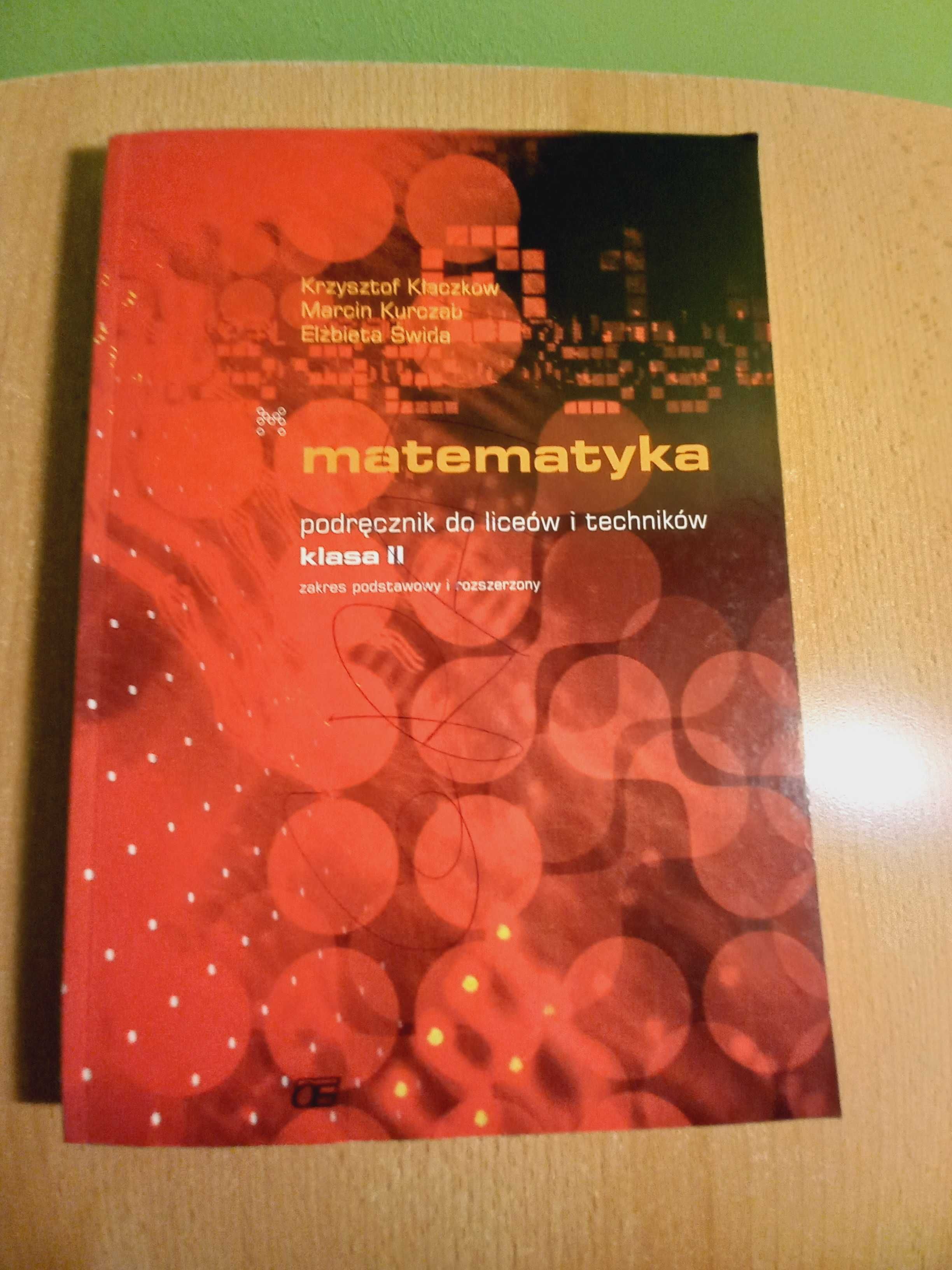 matematyka podręcznik do liceów i techników klasa 2 Krzysztof kłaczków