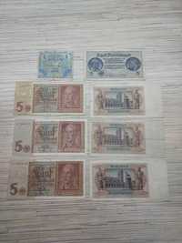 starocie z czasów II wojny światowej banknoty Marki