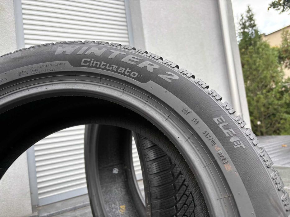 2szt zimowe 255/45R19 Pirelli 7,8mm 2024r świetny stan! Z931 gwarancja