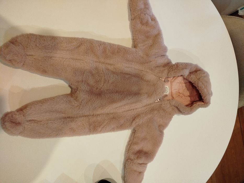 Теплий тедді комбінезон для малюка Cool Club, 62 розміру