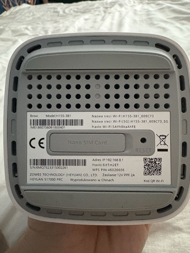 Router Zowee 5G Plus
