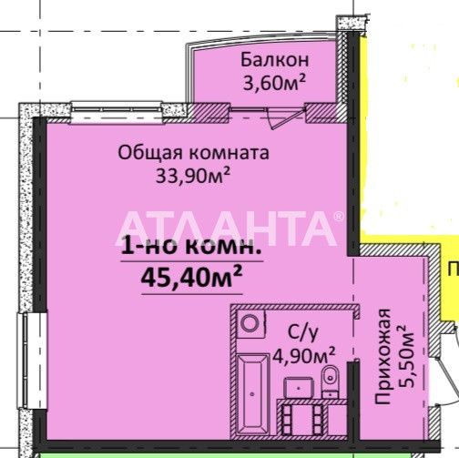 ЖК «Четыре сезона» -  можно сделать 2 комнатную