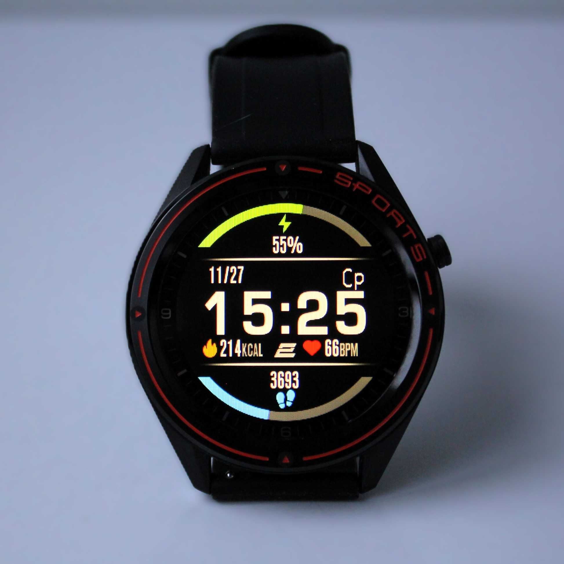 2e смарт-часы motion gt 46 mm black-orange