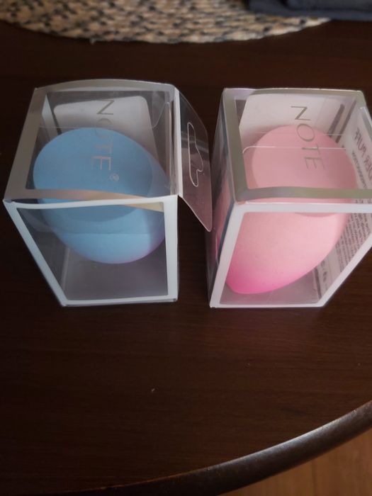 Gąbeczki do makijażu, 2szt, nowe