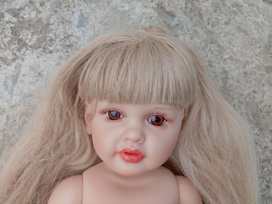 Лялька кукла вінілова лялька реборн 60 см
