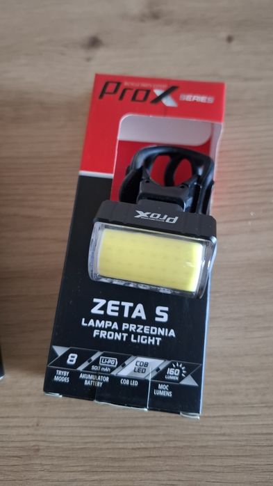 Komplet Przód + Tył Lampek PROX Zeta S COB LED