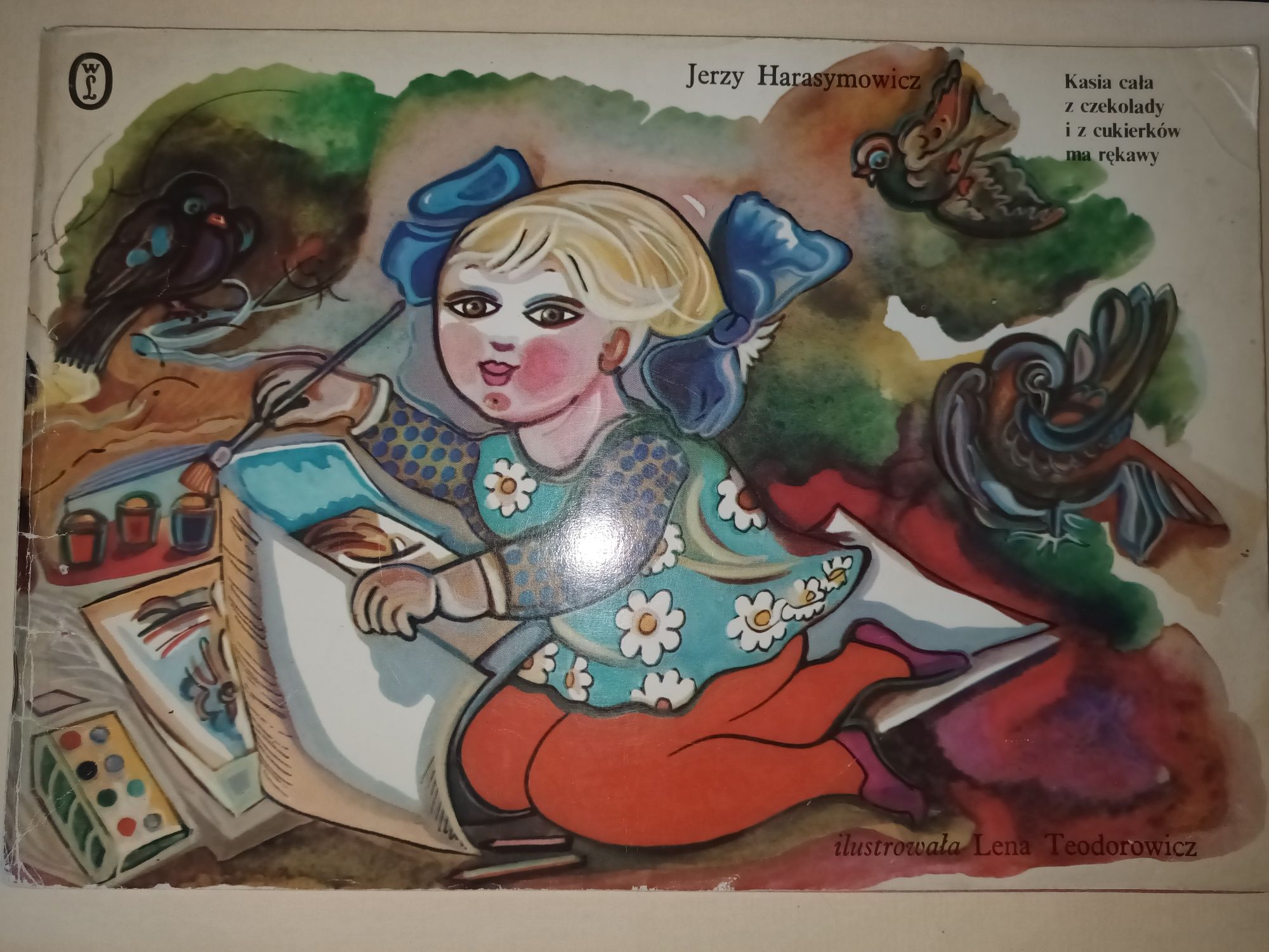 Kasia cała z czekolady i z cukierków ma rękawy Harasymowicz PRL