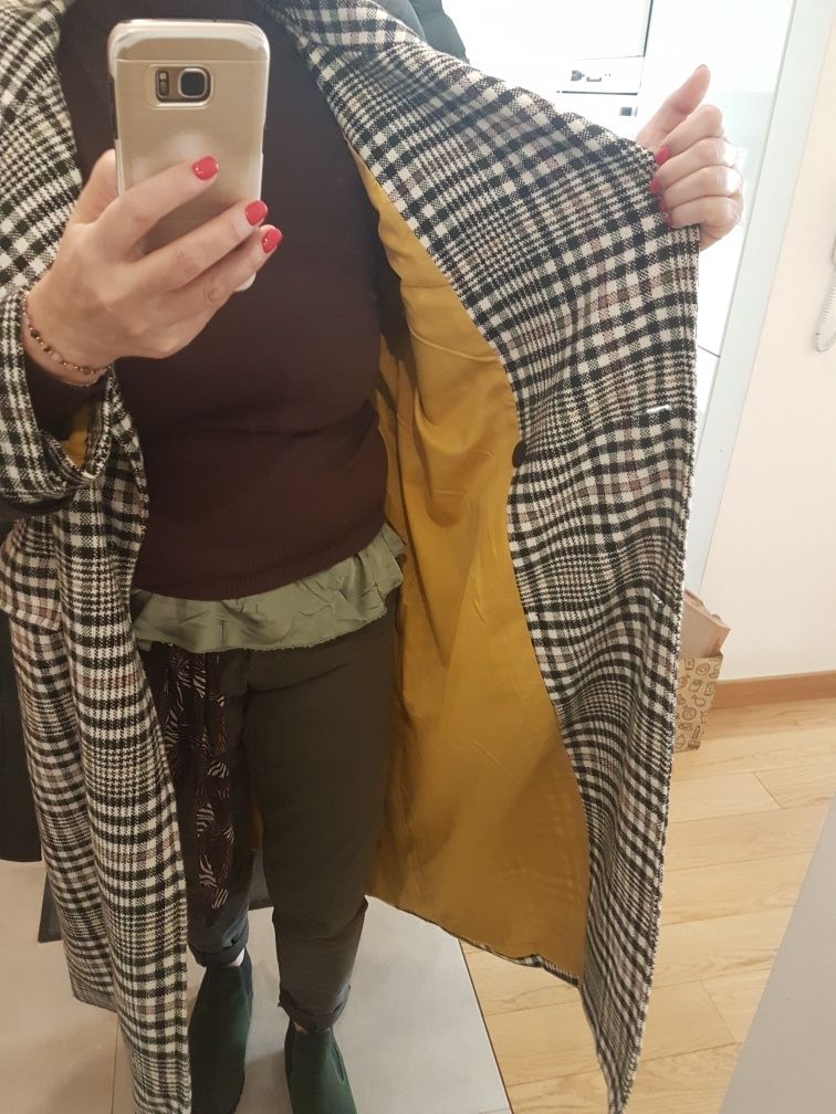 Piękny włoski płaszcz Wiya moda Italia M/L