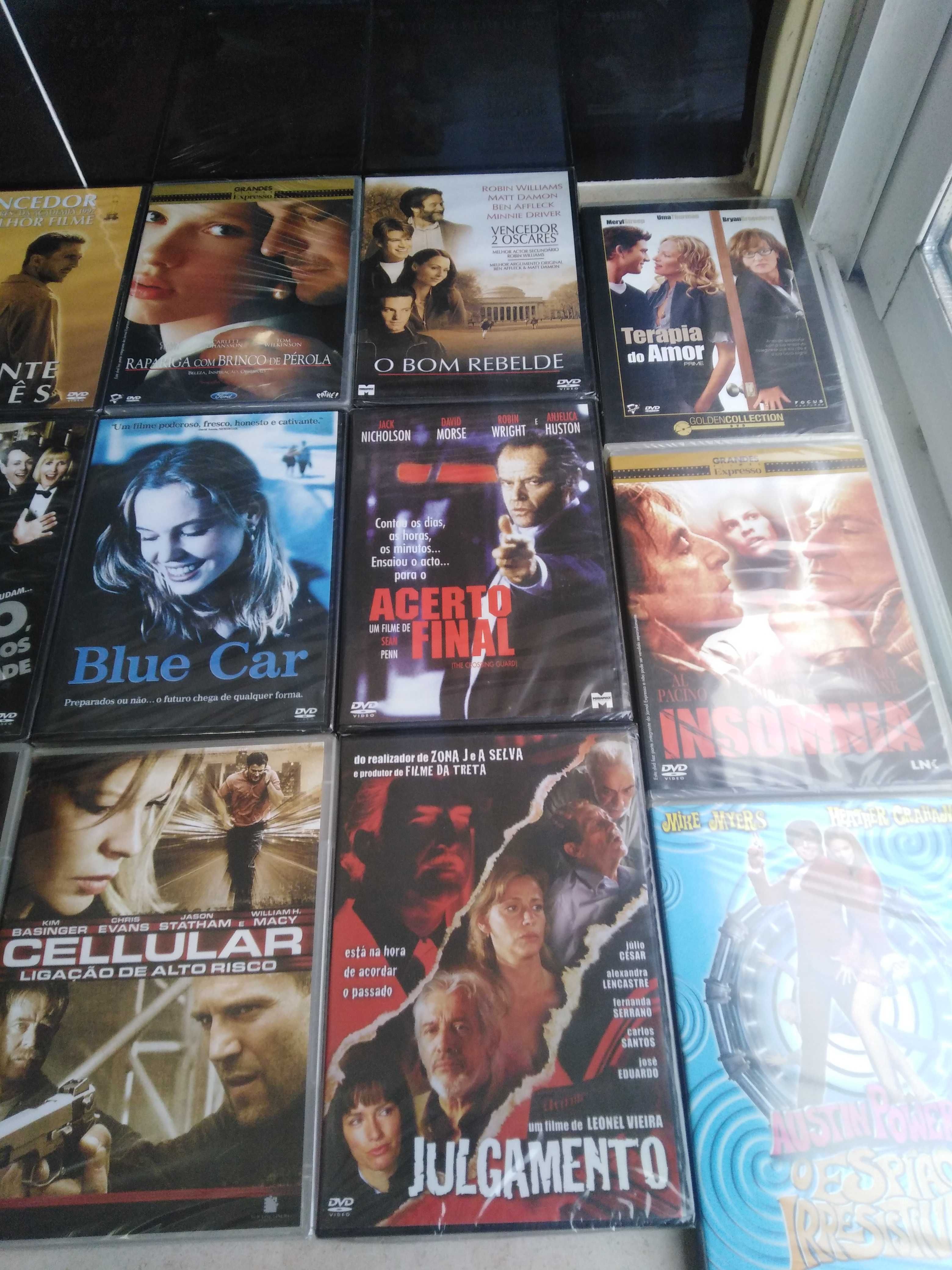 Dvds  (Maior parte deles selados) Ver lista.