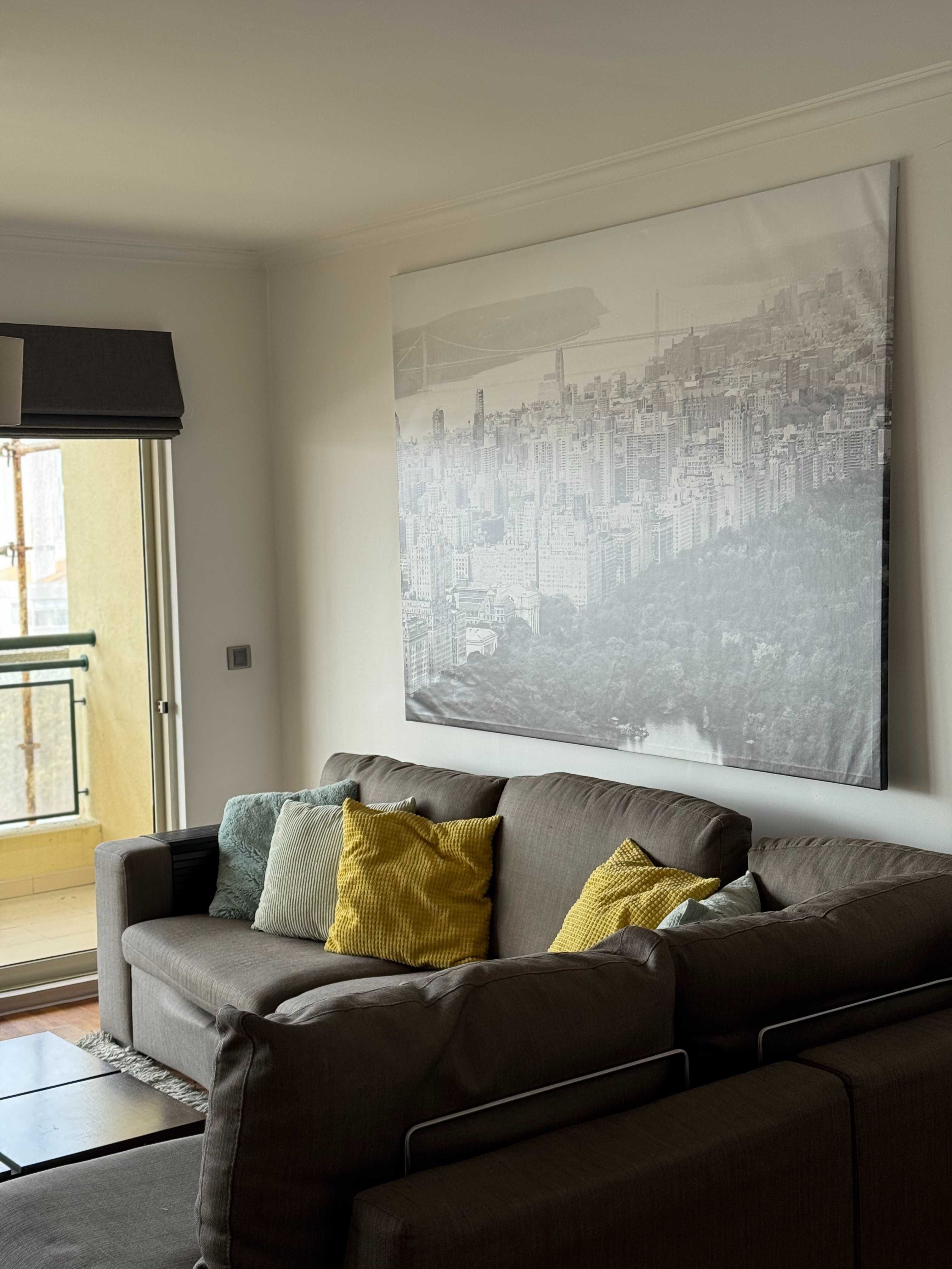 Sofá de canto grande e confortável – 295x180 cm