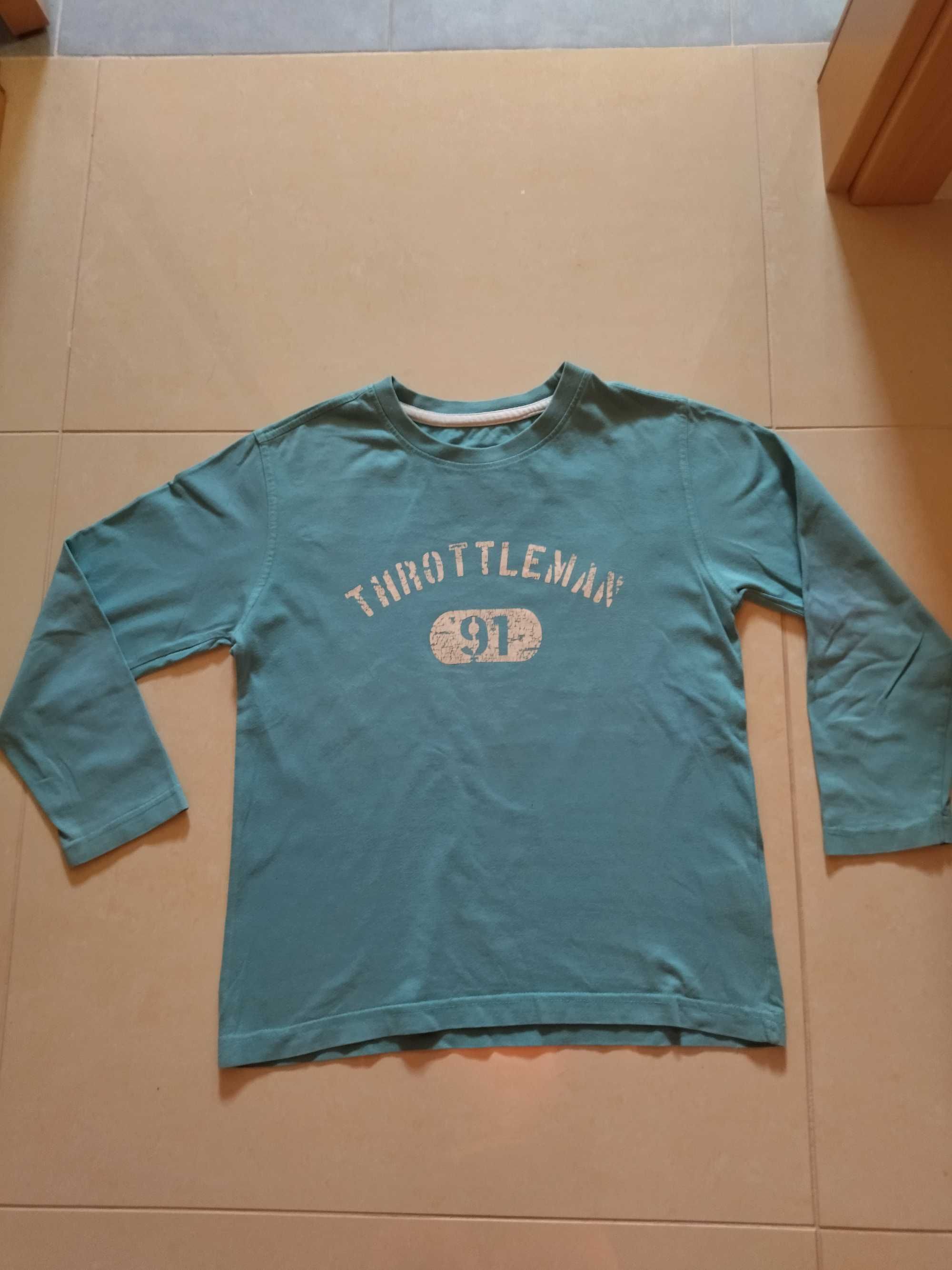 Sweatshirt verde Throttleman - novo preço