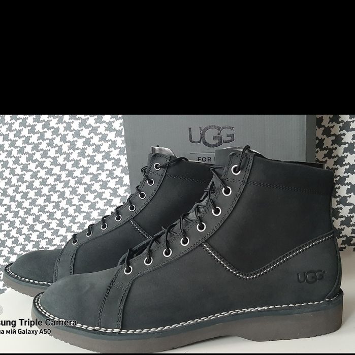 Оригінал! Із США Ugg чоловічі 44.5 чоботи  мужские ботинки шкіра