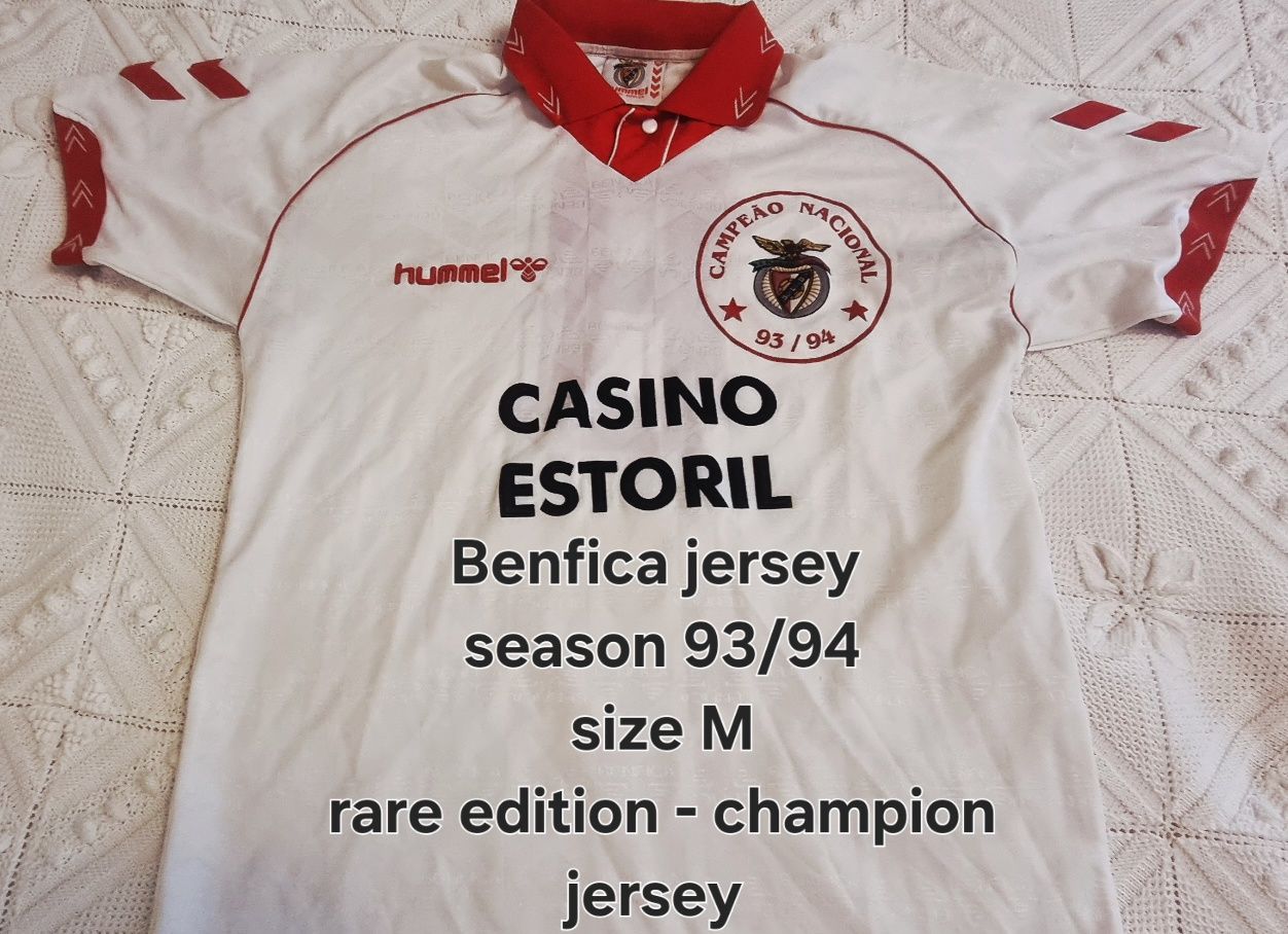 SLBenfica epoca 93/94 rara edição