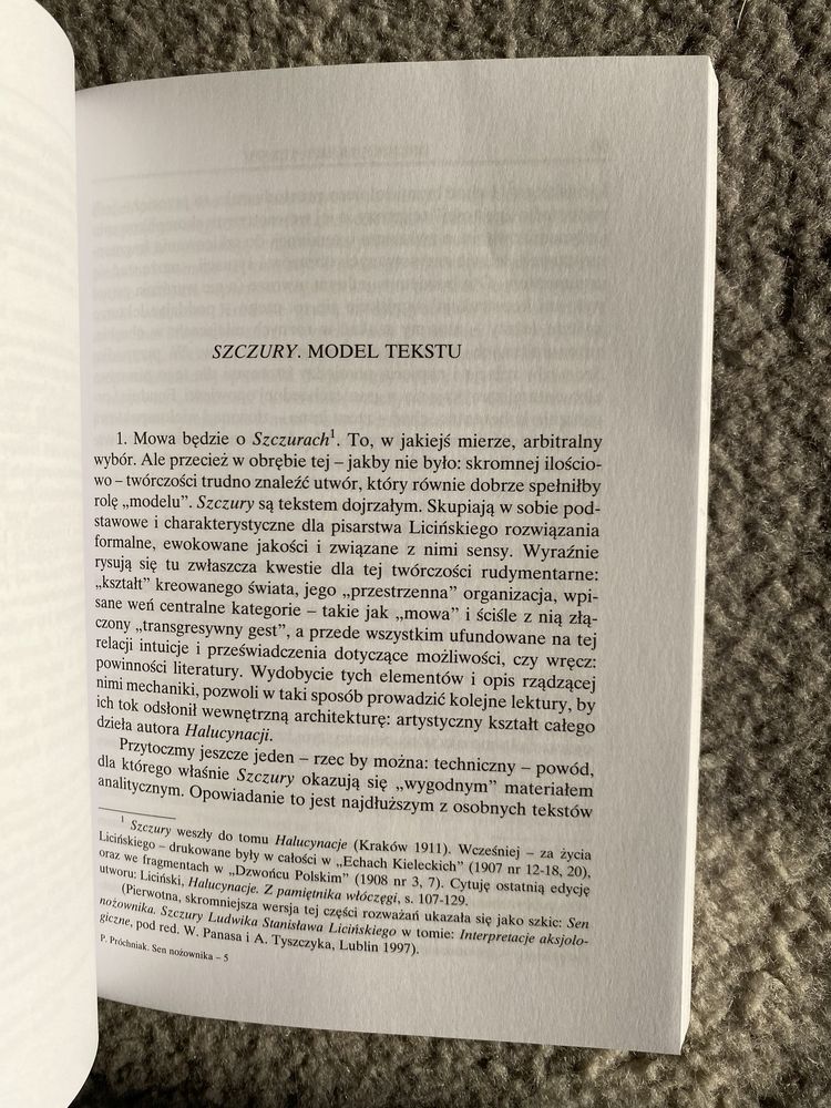 Paweł Próchniak. Sen nożownika